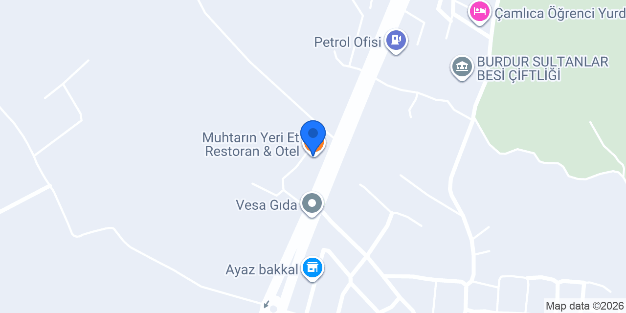 Muhtarın Yeri Et Restoran & Otel konumu