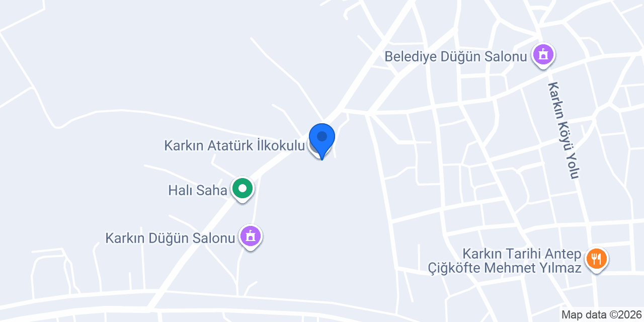 Karkın İmam Hatip Ortaokulu konumu
