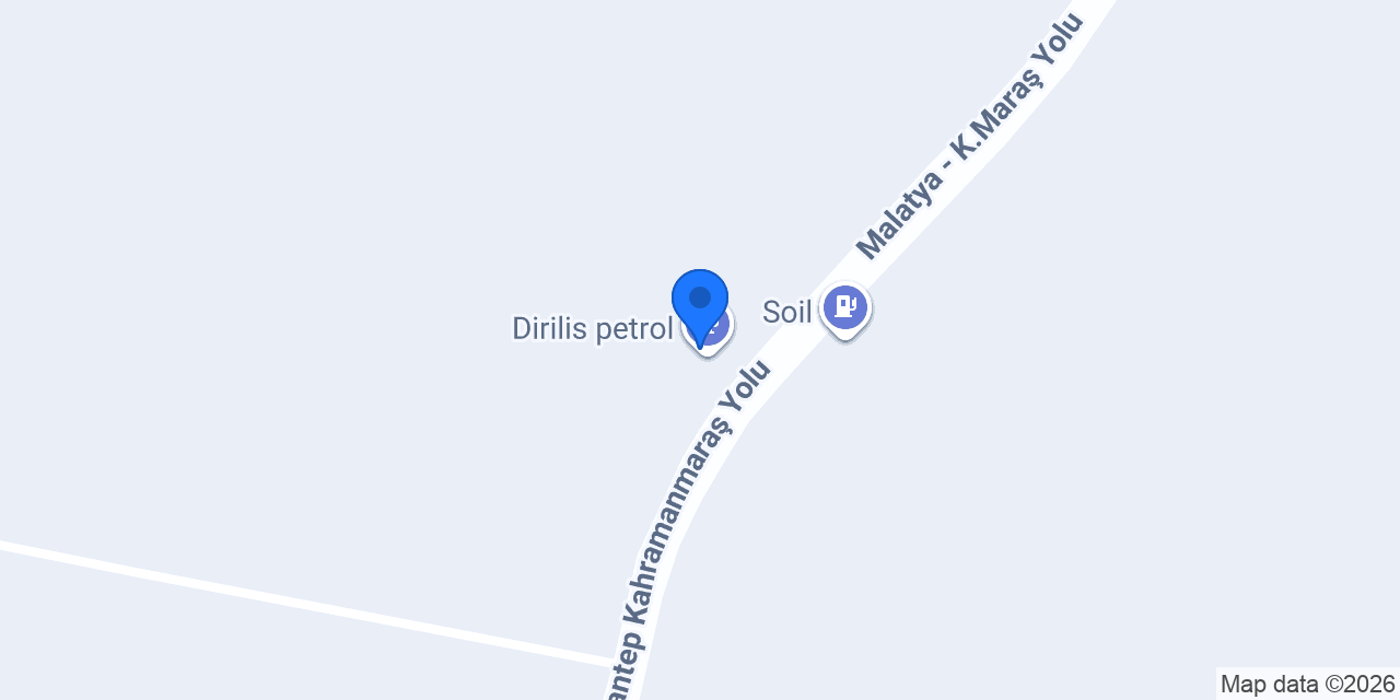 Dirilis petrol konumu