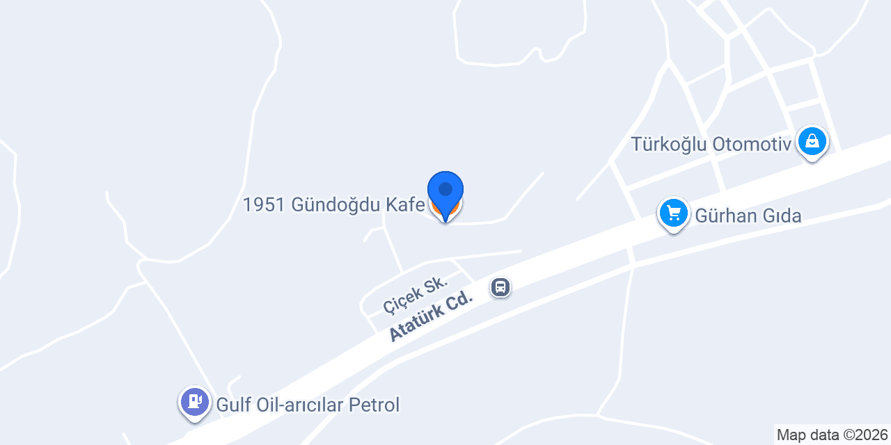 1951 Gündoğdu Kafe konumu