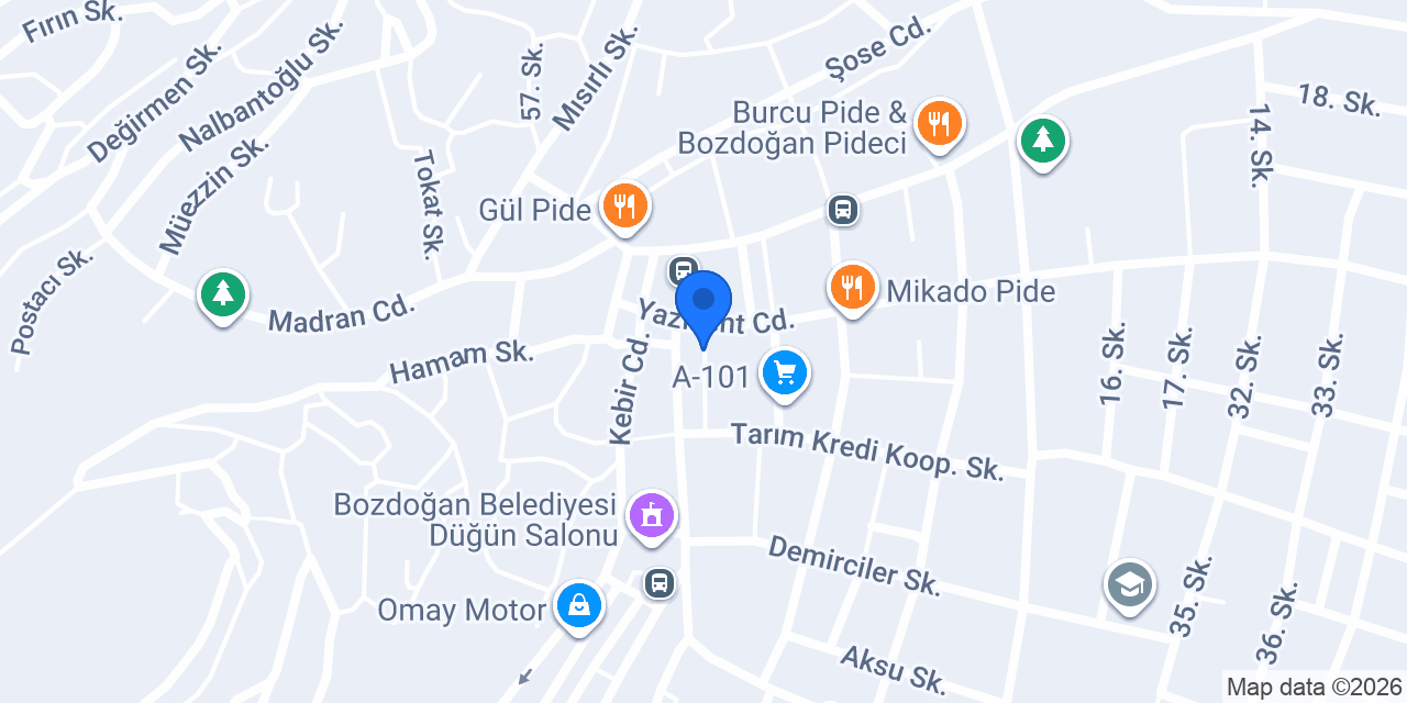 Aydın Ticaret konumu