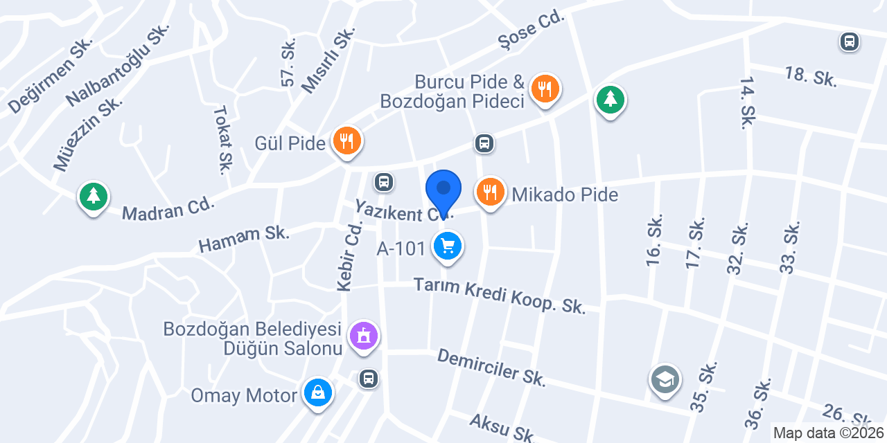ÖZDEN ÇAKTU konumu