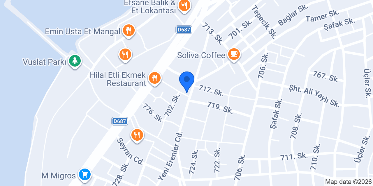 Güven Market konumu