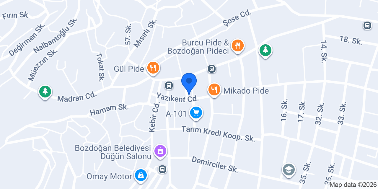 Güzel Bozdoğan Eczanesi konumu
