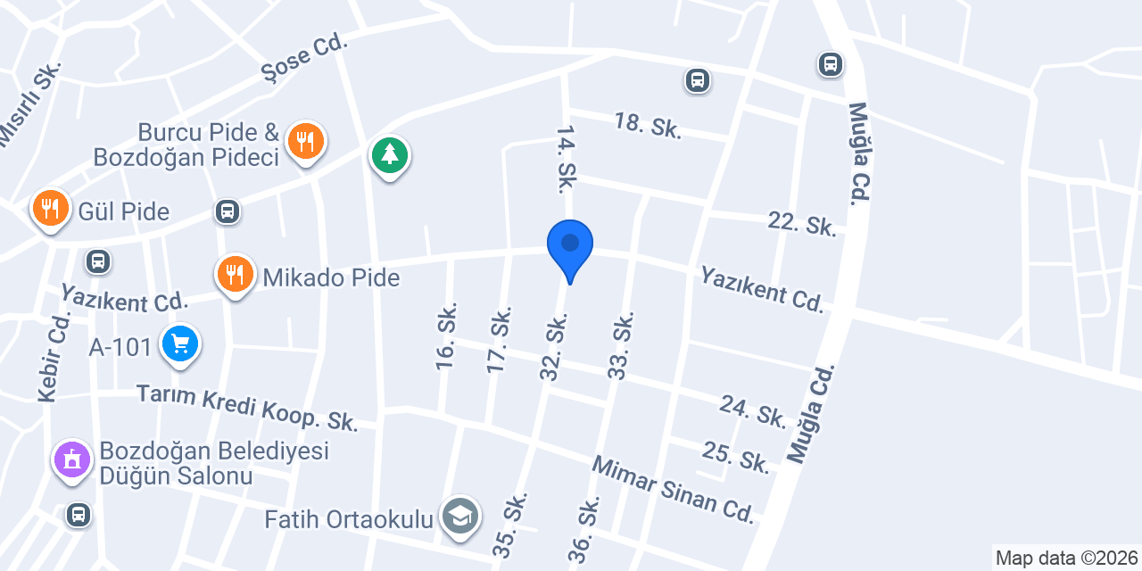 Gül Dondurma konumu