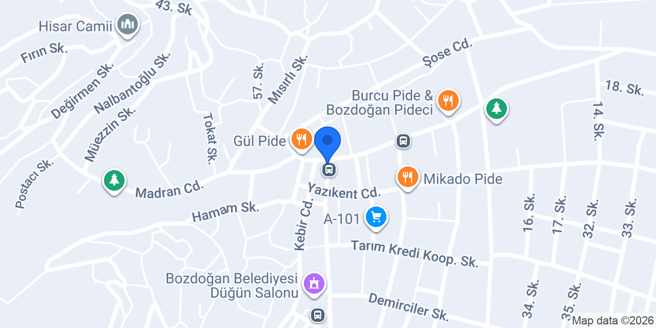 Madran Restaurant konumu