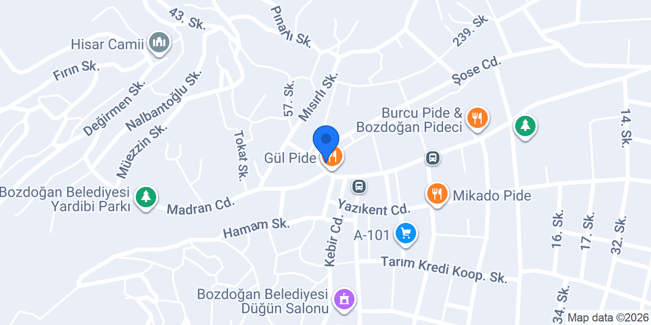 Çolak Döşeme konumu