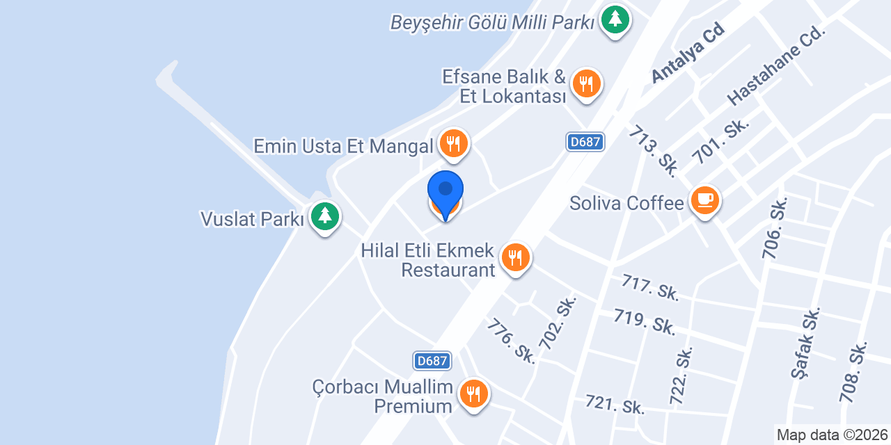 Beyşehir Sofrası konumu