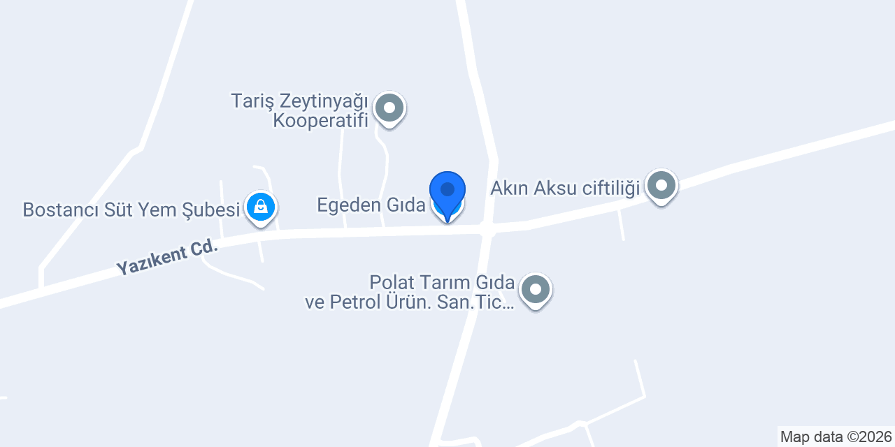Egeden Gıda konumu