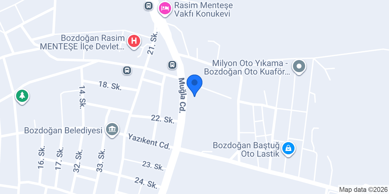 ÇETİNKAYA AŞ konumu