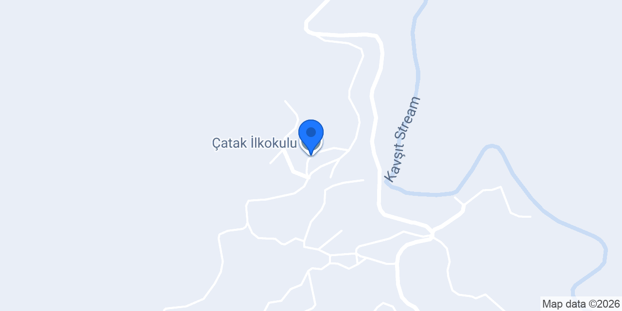 Çatak İlkokulu konumu