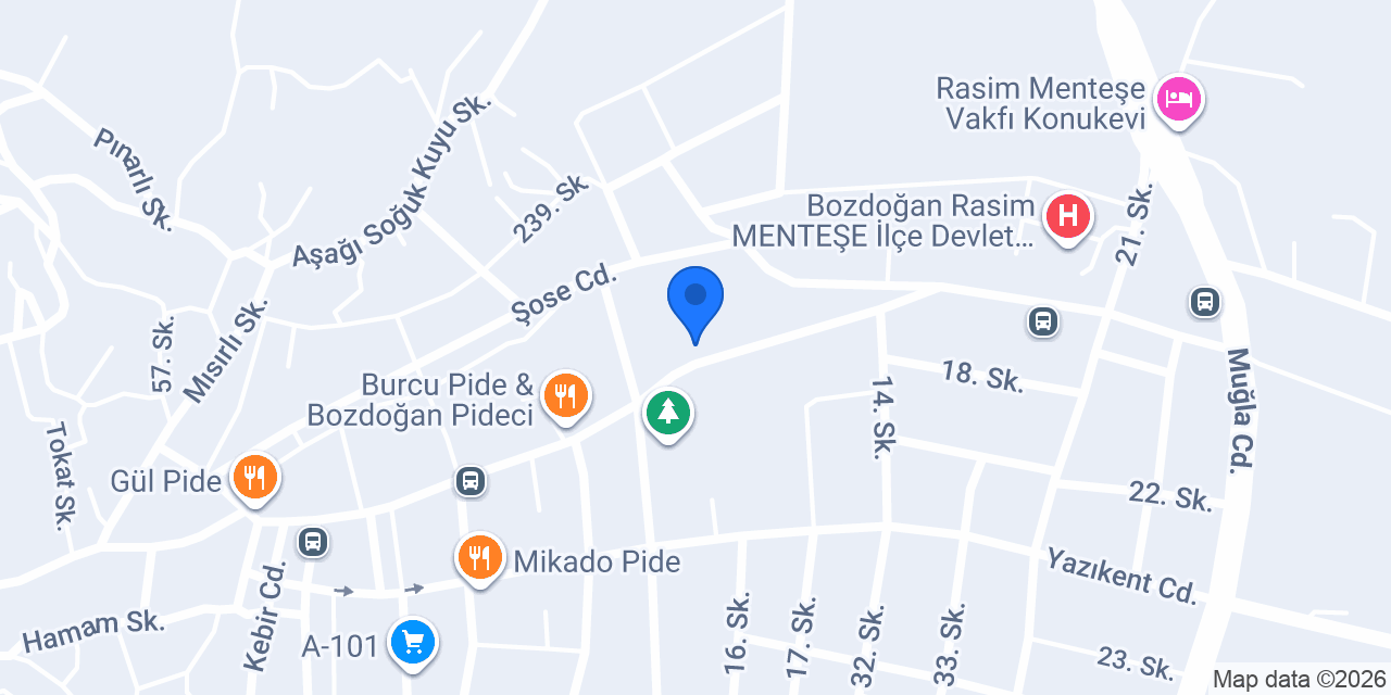 Merkez İlkokulu konumu