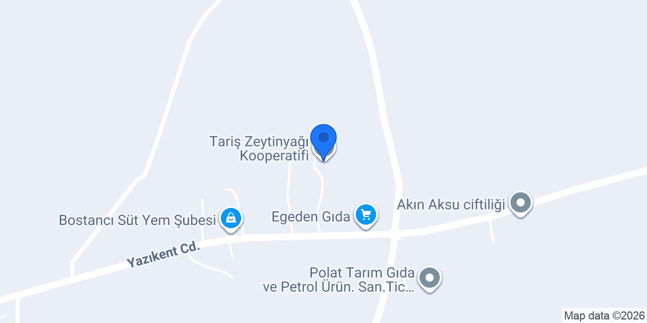Tariş Zeytinyağı Kooperatifi konumu
