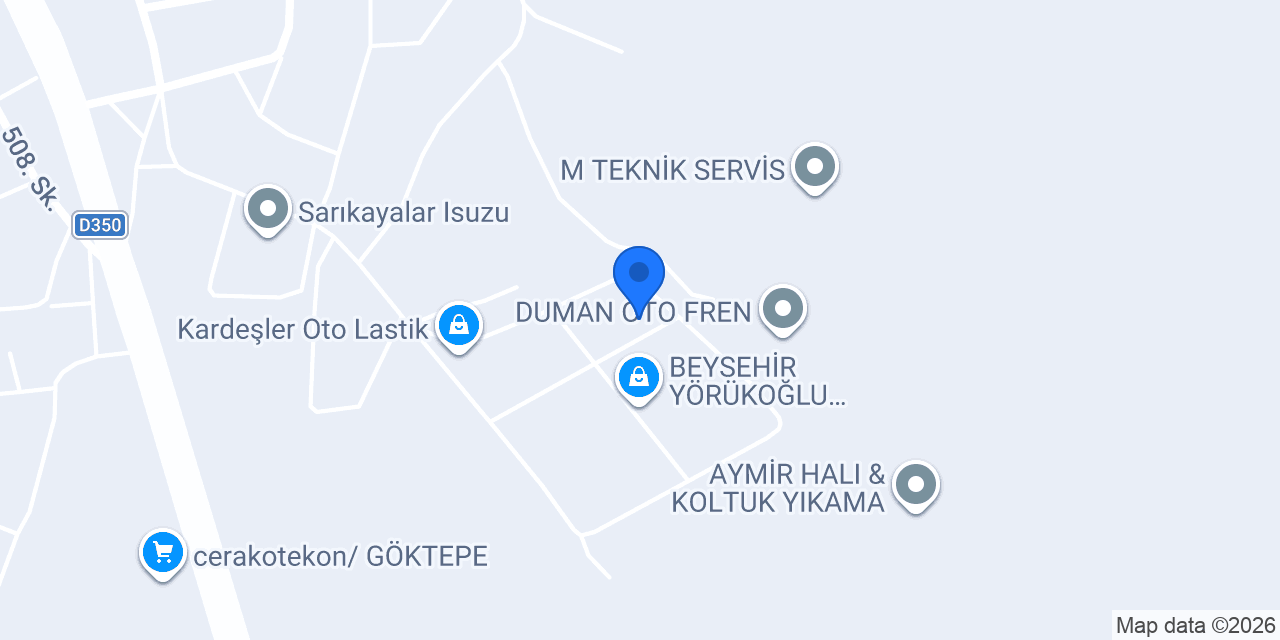 ASAF OTO BOYA konumu