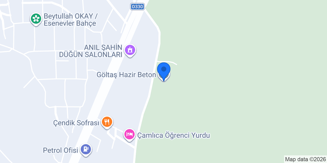 Göltaş Hazir Beton konumu