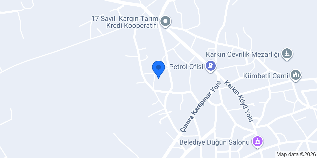 Ptt-karkın Acentesi konumu