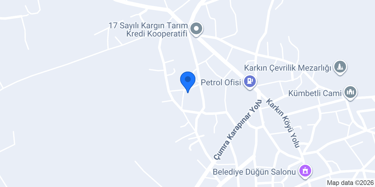 S.S KARKIN TARIMSAL KALKINMA KOOPERATİFİ konumu