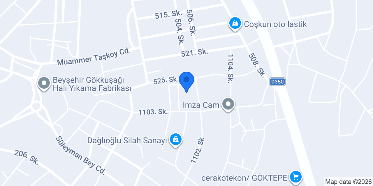 Beyşehir Seramik Atölyesi konumu