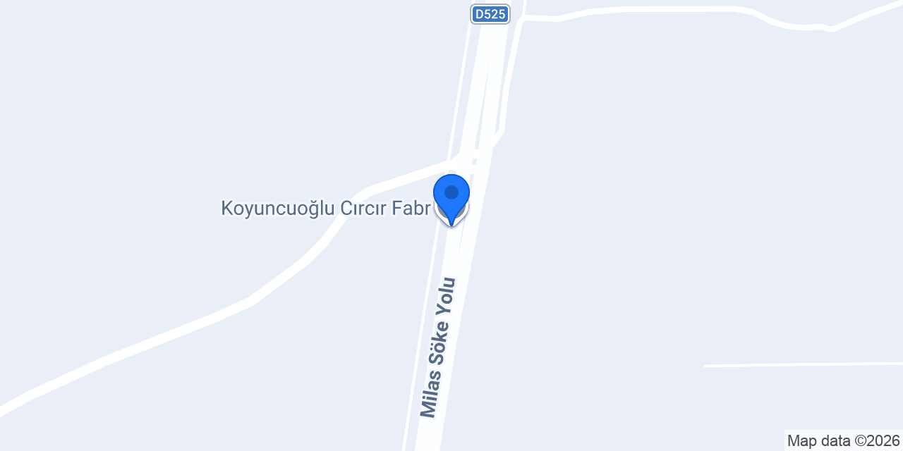 Koyuncuoğlu Cırcır Fabr. konumu