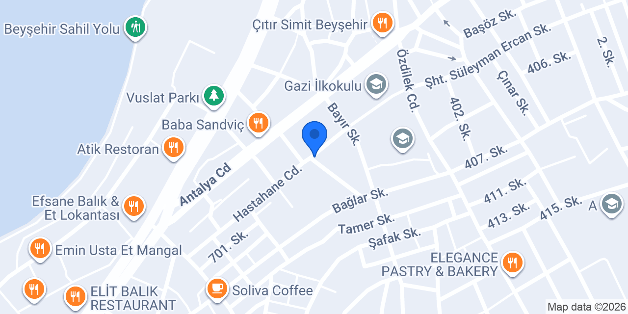 Prenses Bayan Kuaförü konumu