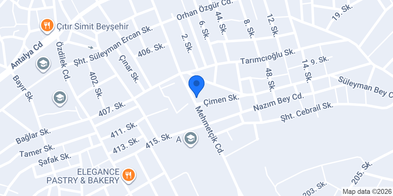 TAÇ ORGANİZASYON konumu