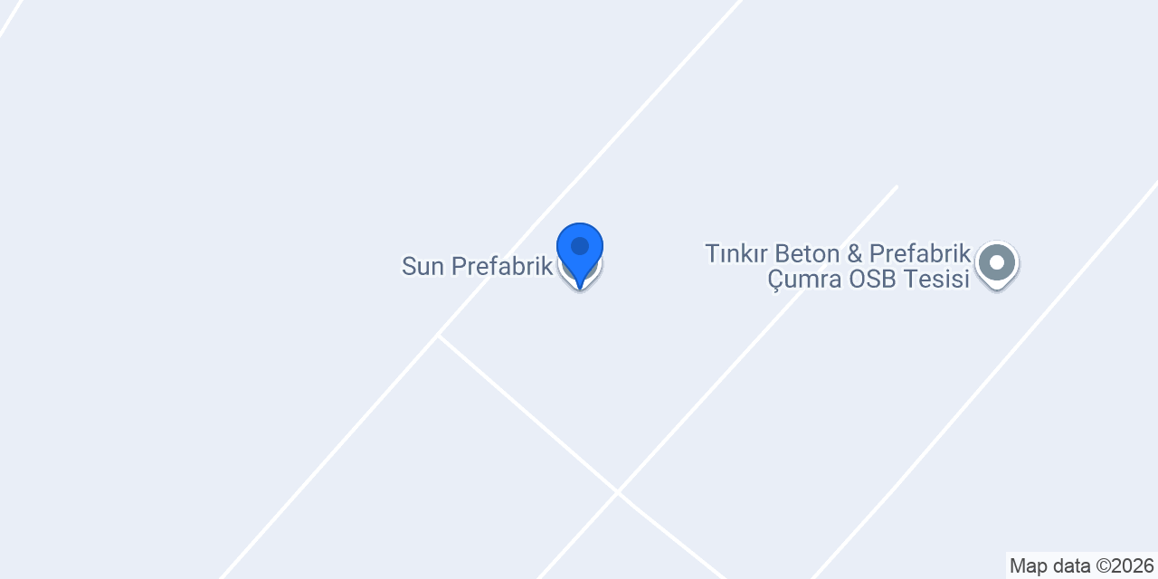 Sun Prefabrik konumu
