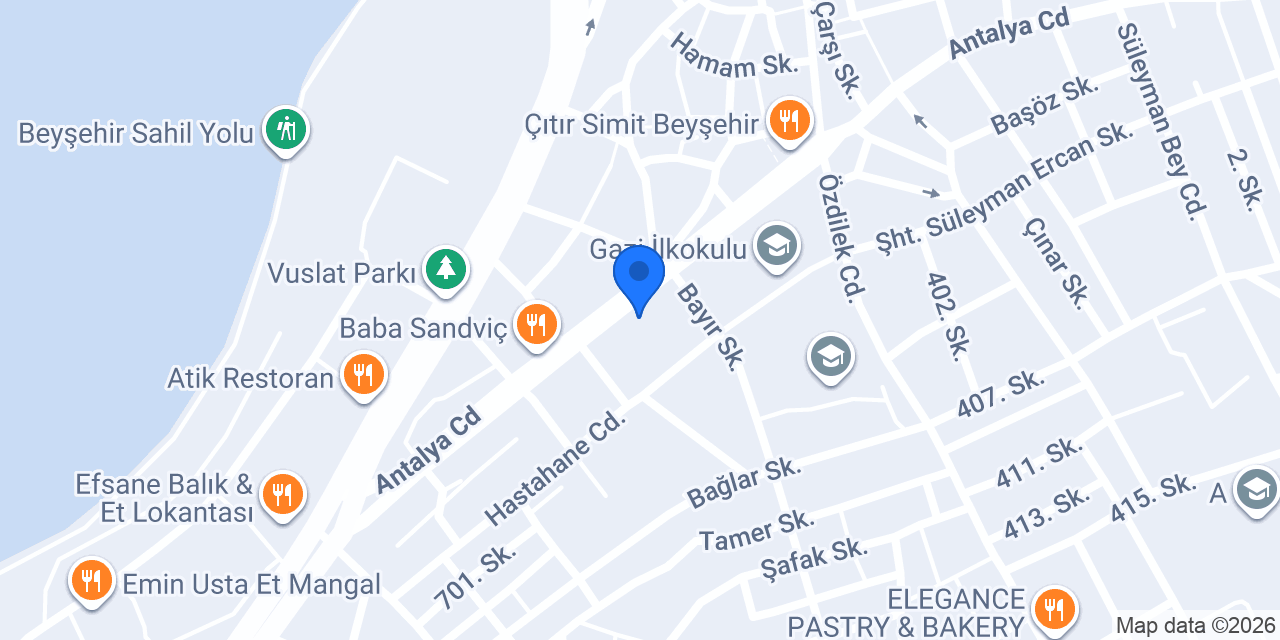 Cihan Sürücü Kursu konumu