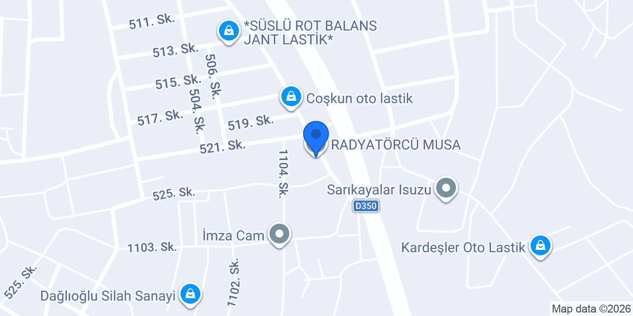 RADYATÖRCÜ MUSA konumu