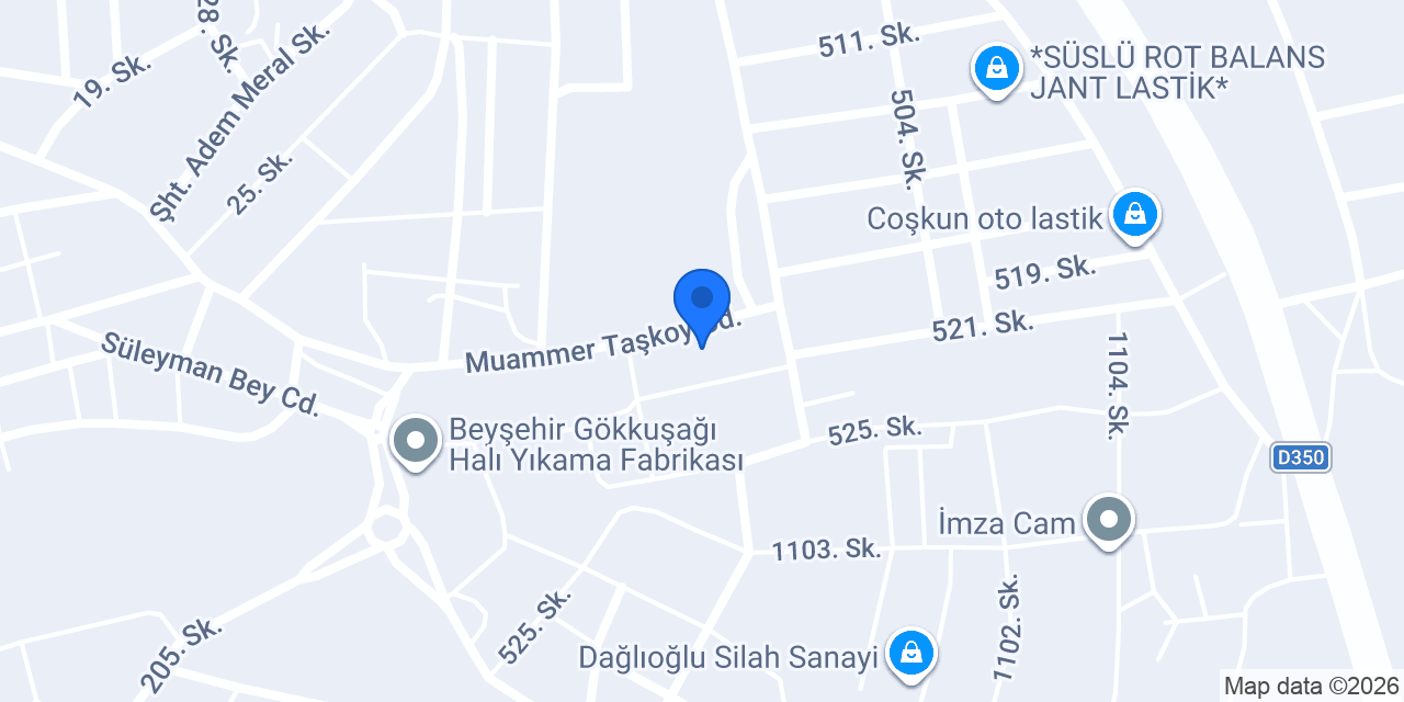 Beyşehir Afyon mermer porselen konumu
