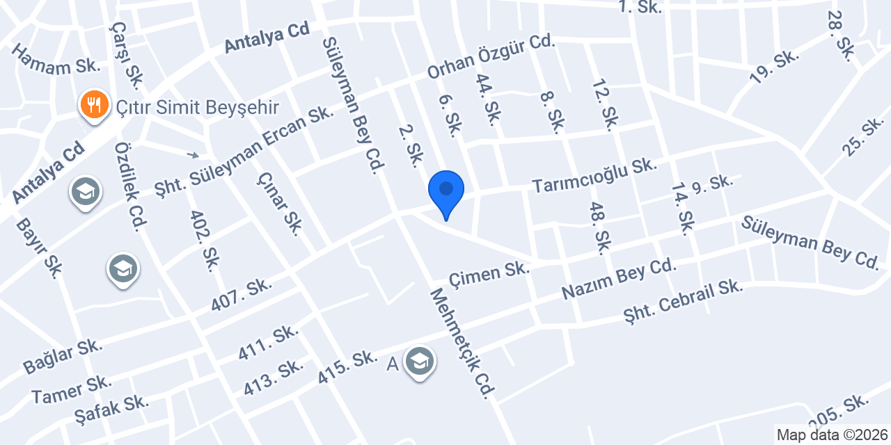 Sucuoğulları Isı Merkezi konumu