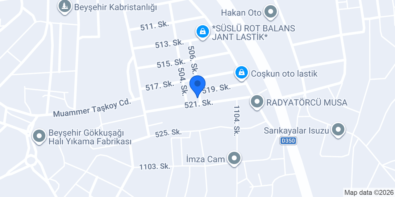 Beşler Mobilya konumu