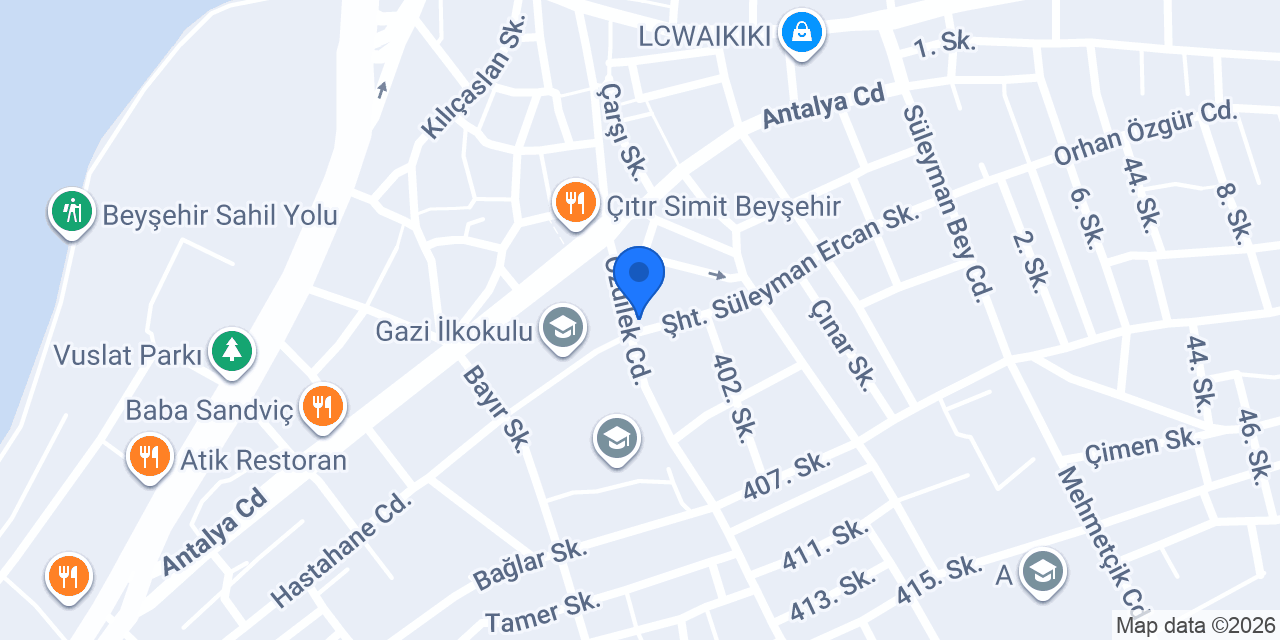 Serenay Parfümeri konumu