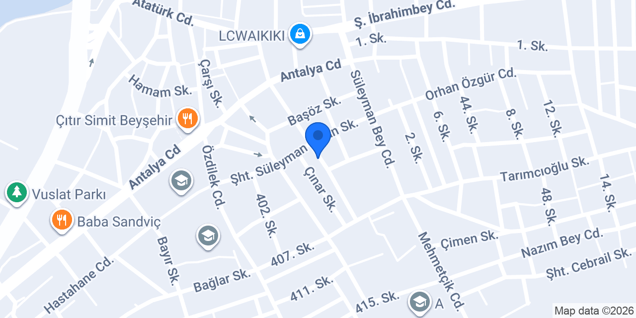 Gamze Bayan Kuaförü konumu