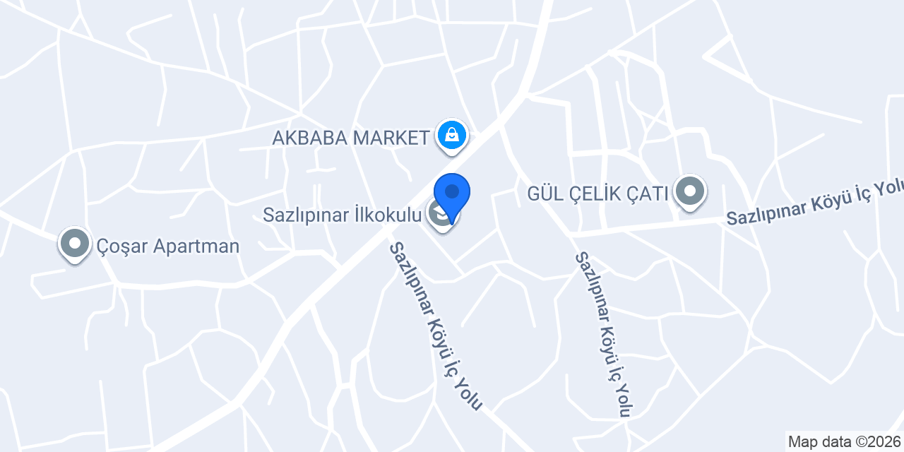 Sazlıpınar İlkokulu konumu