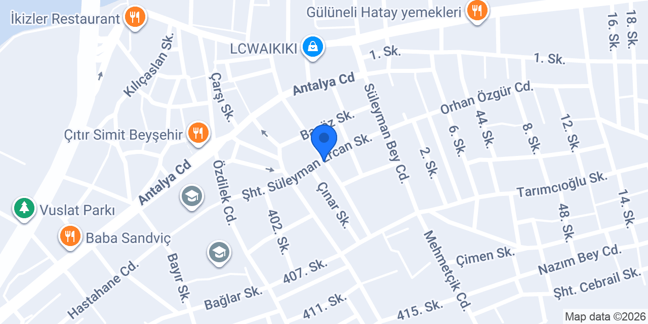 Kardelen çiçekçilik konumu
