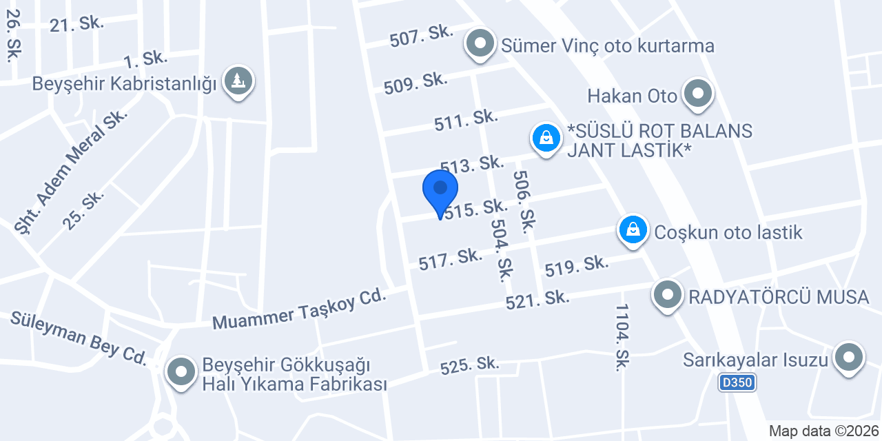 Karakuş mobilya konumu
