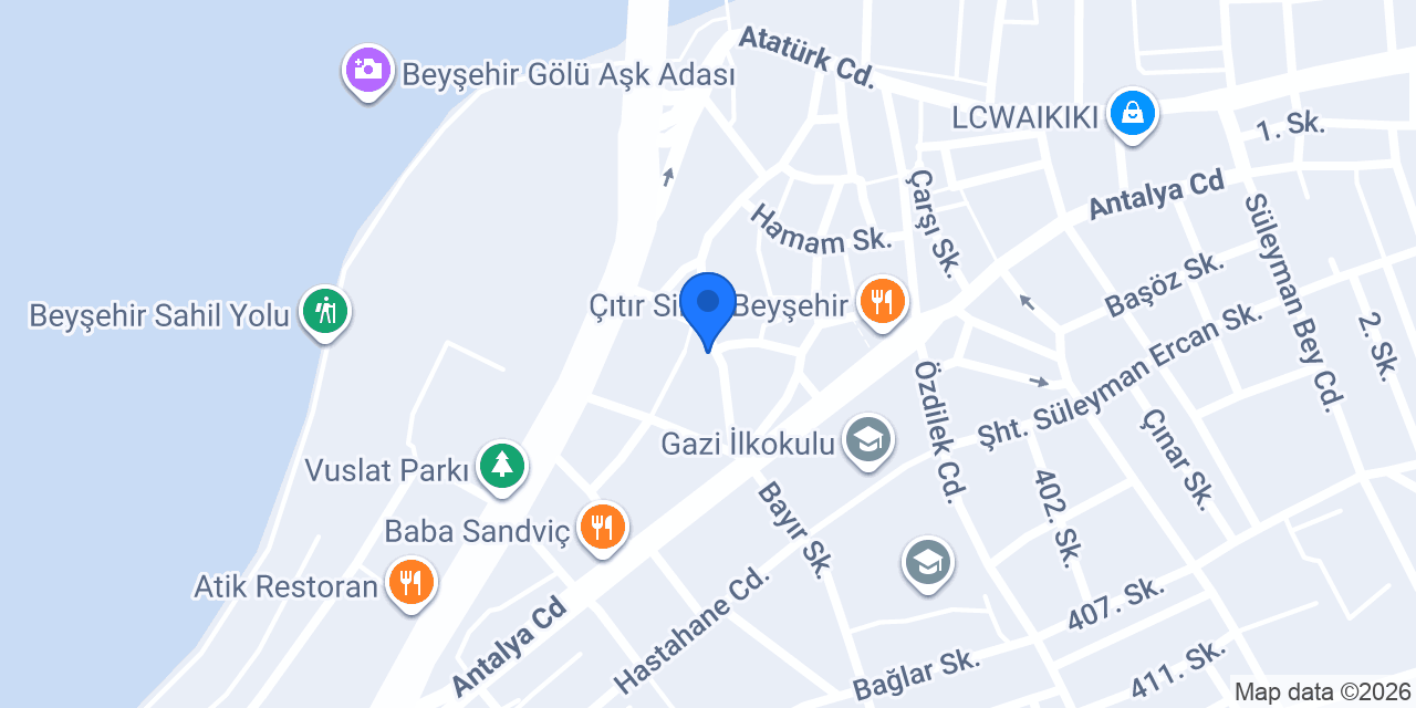 Ay bayan kuaförü konumu