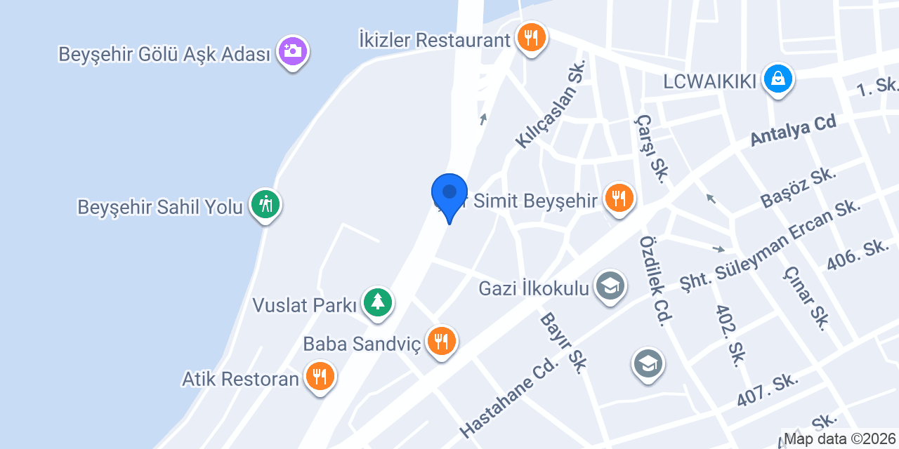 Beyzade baklavalari konumu