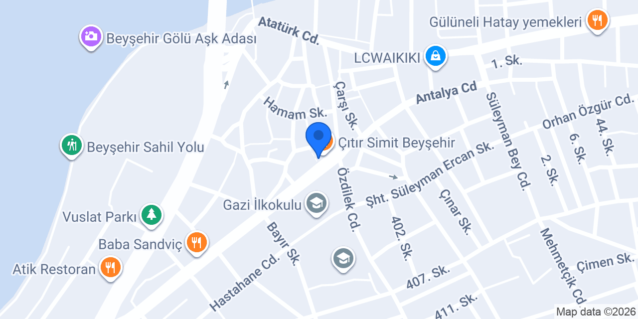 Delfin Sigorta Beyşehir konumu