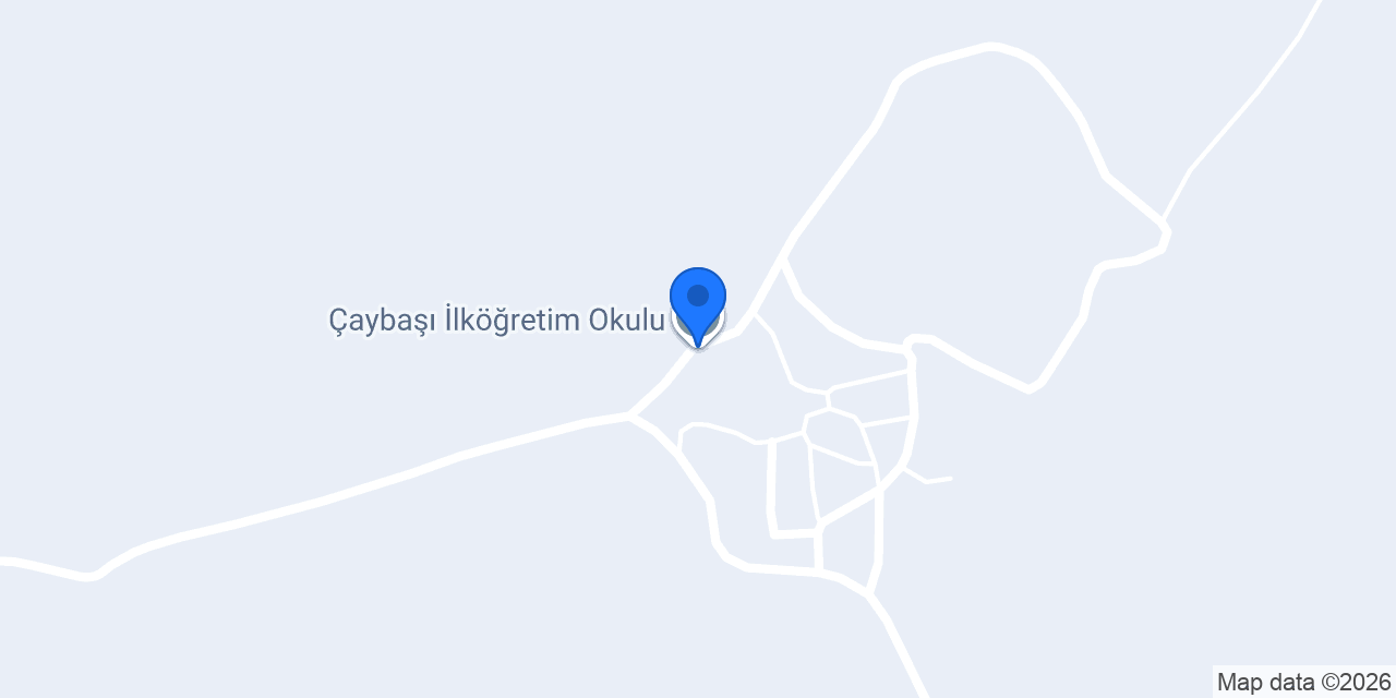 Çaybaşı İlköğretim Okulu konumu