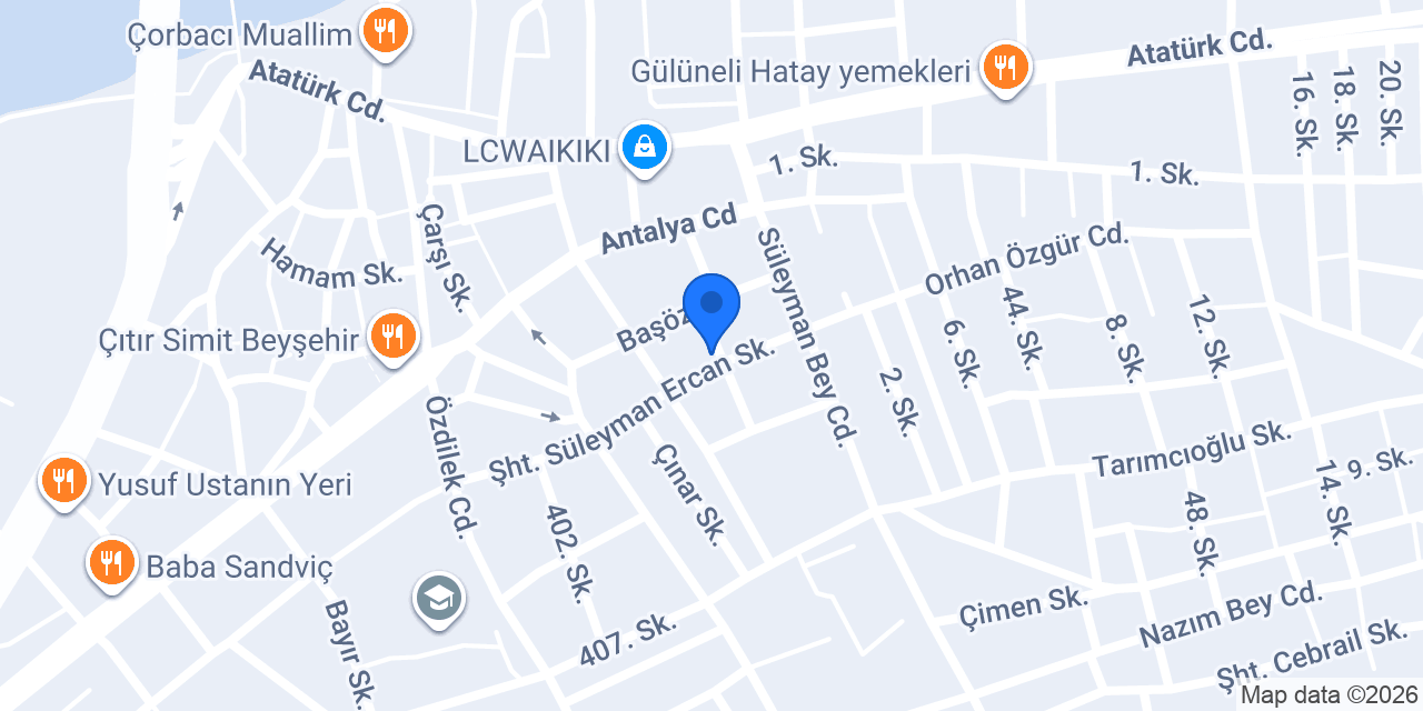 Rose çiçek dünyası konumu