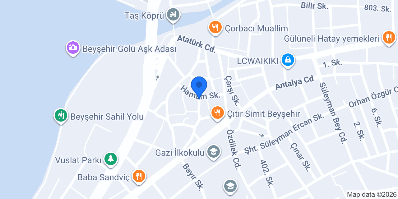 Rızk Çay Ocağı konumu