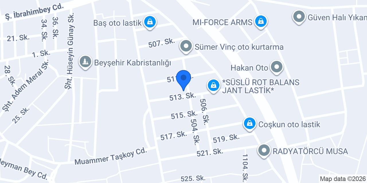 ENES MOTOR’S konumu