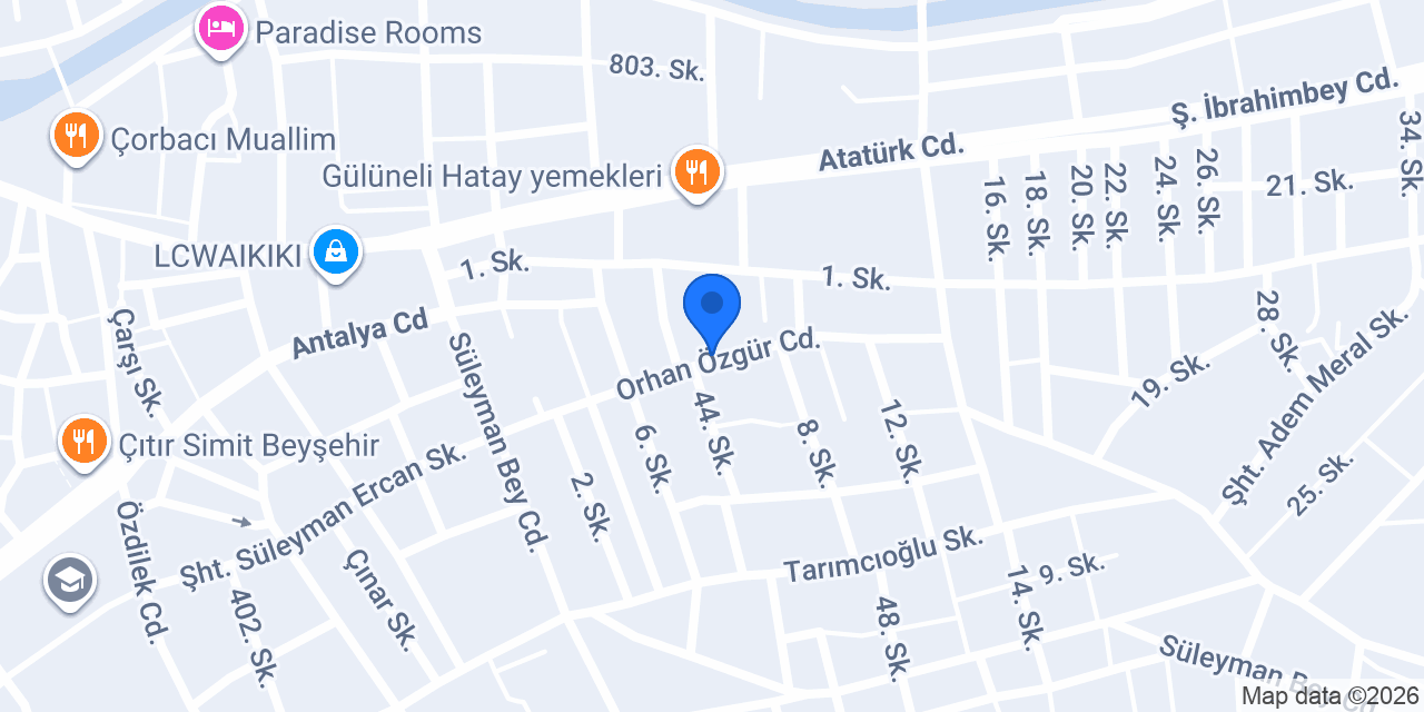 Flower City Çiçek Dünyası konumu