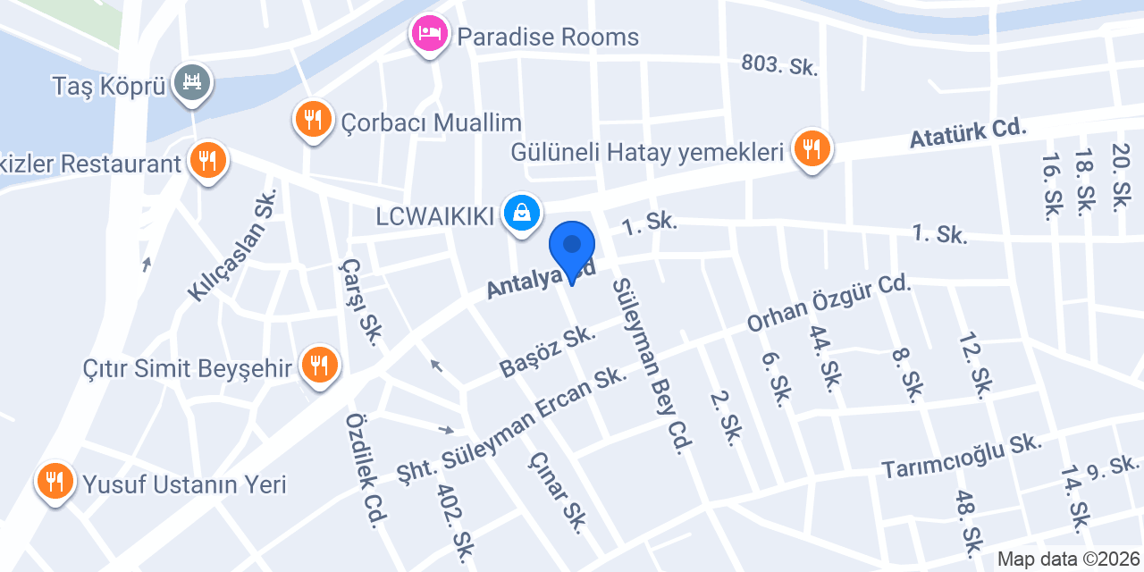 Bey Ahsen Tercüme Bürosu konumu