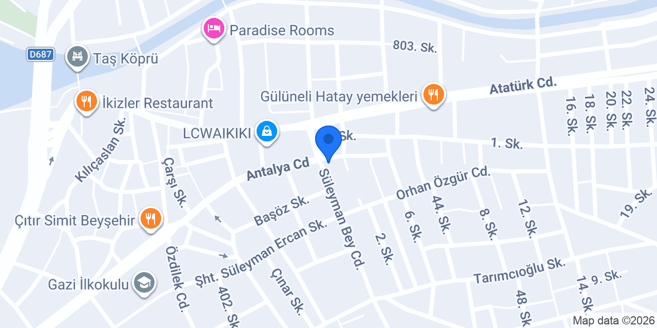 Avukat Ahmet DEMİRKOL konumu