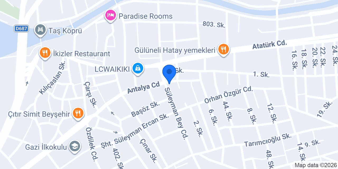 Pera Psikoloji Psikolojik Danışmanlık Merkezi konumu