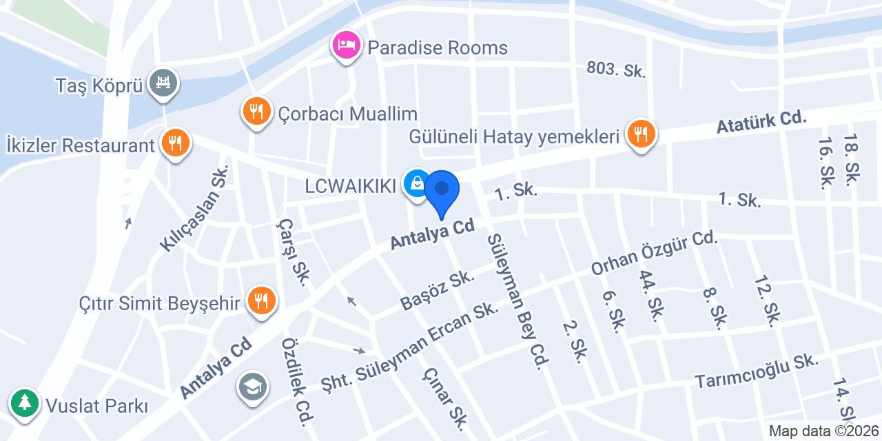Beyşehir OSB Müdürlüğü konumu