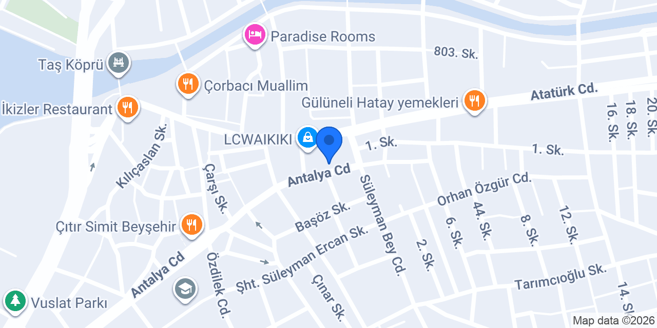 Beyşehir Belediye Binası konumu