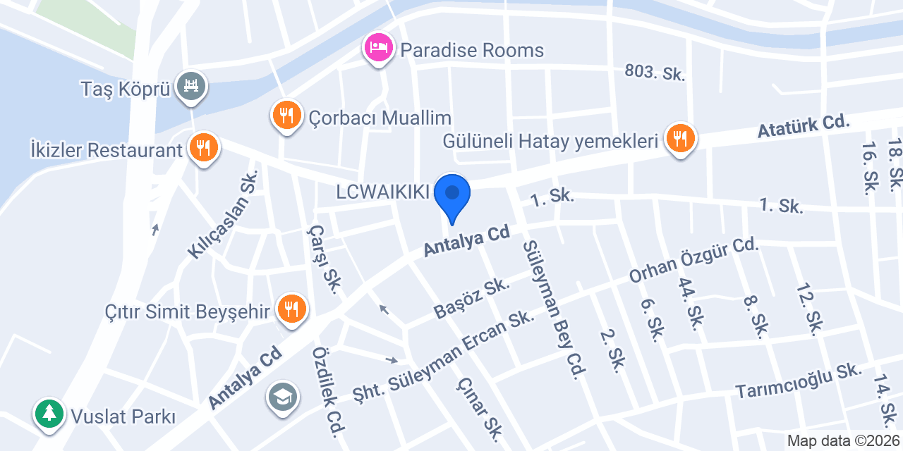 Kismet Pide Salonu konumu
